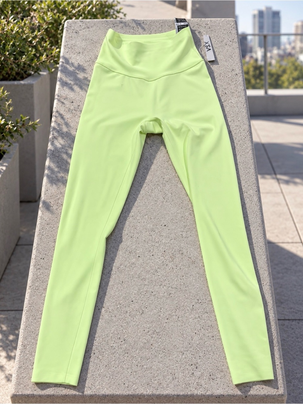 Victoria's Secret Neon Lime High-Rise Leggings
